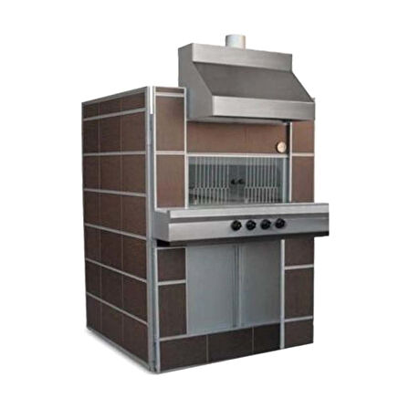 Empero PLF.D5 Gazlı Pide Lahmacun Fırını Emniyet Ventilli 1600x1800x1720 mm