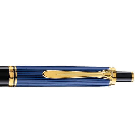 Pelikan K400 Tükenmez Kalem Sedefli Mavi Siyah 