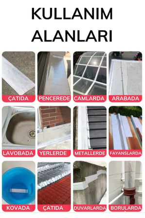 Su Geçirmez Alüminyum Tamir Bandı 10 cm – Çatı, Boru ve Duvar Çatlak Onarım Bandı