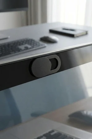 3’lü Webcam Kapatıcı – Laptop, Tablet ve Telefon Uyumlu Gizlilik Kamera Kapağı (Plastik)