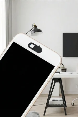 3’lü Webcam Kapatıcı – Laptop, Tablet ve Telefon Uyumlu Gizlilik Kamera Kapağı (Plastik)
