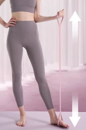Silikon Pilates & Egzersiz Direnç Bandı – Yoga, Aerobik, Squat ve Spor İçin Çok Amaçlı Fitne