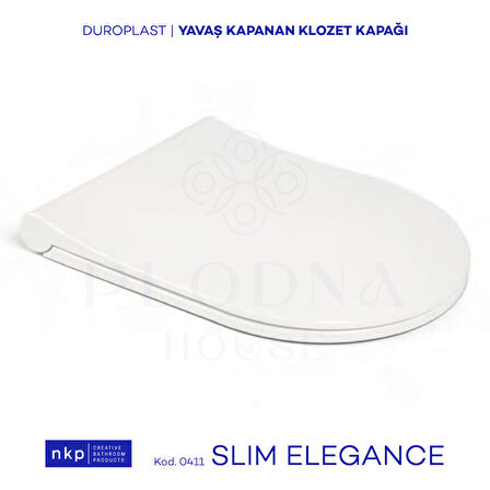 Plodna House Slim Elegance Yavaş Kapanan Klozet Kapağı