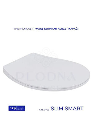 Slim Smart Oval Form C Model Yavaş Kapanan Klozet Kapağı Üstten Sıkmalı Menteşeli