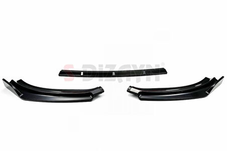 S-Dizayn VW Golf 7 ABS Plastik Ön Tampon Alt Lip 3 Prç. 2013-2018 A+Kalite