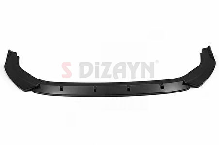 S-Dizayn VW Golf 8 ABS Plastik Ön Tampon Alt Lip 3 Prç. 2020-2024 A+Kalite