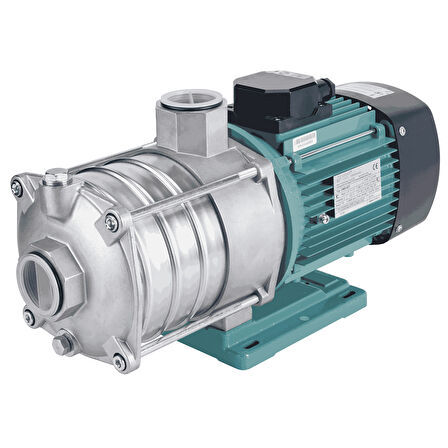 Varan CM 8-40T Kademeli Paslanmaz Santrifüj Pompa 3 HP / 2.2 kW, Trifaze 380 V, 73 Mss (AISI 316)