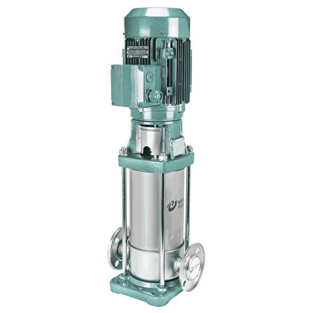 Varan CVL 3-8 İn-line Kademeli Paslanmaz Santrifüj Pompa 1 HP/ 0.75 kW, Trifaze 380 V, 49 Mss, 4 m3/h