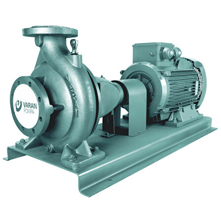 Varan ES 40-20-04002 Uçtan Emişli EN 733 Santrifüj Pompa 5.5 HP / 4 kW, Trifaze 380 V, 37 Mss, 30 m3/h
