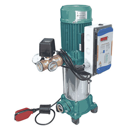 Varan HMC90x1 HID Paslanmaz Tek Pompalı Hidrofor 2.2 HP / 1.6 kW, Trifaze 380 V, 93 Mss, 5 m3/h
