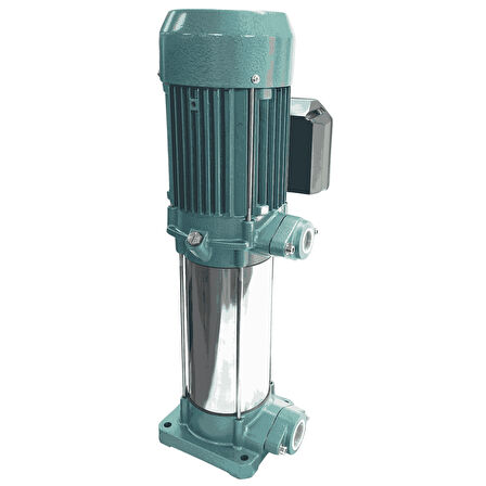 Varan HMC 10-VE Dikey Kademeli Paslanmaz Santrifüj Pompa 5 HP / 3.75 kW, Trifaze 380 V, 116 Mss, 8 m3/h