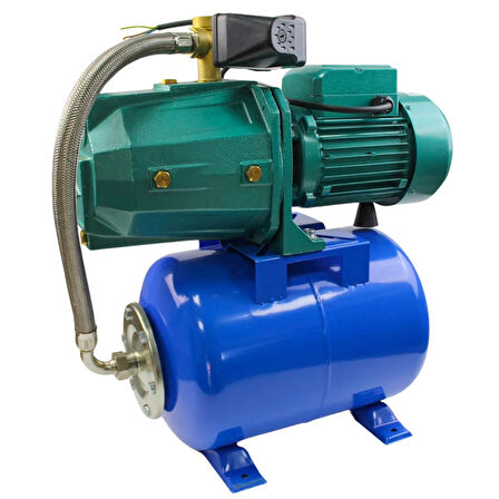 Varan JET-100B HID/24 LT Tanklı Jet Pompalı Hidrofor 1 HP/ 0.75 kW, Monofaze 220 V, 25-40 Mss