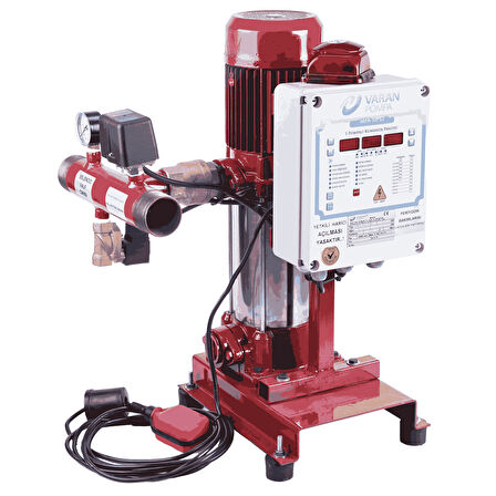 Varan PVM4-4x1 YHID Tek Pompalı Yangın Hidroforu 1.5 HP / 1.1 kW, Monofaze 220 V, Test Programlı