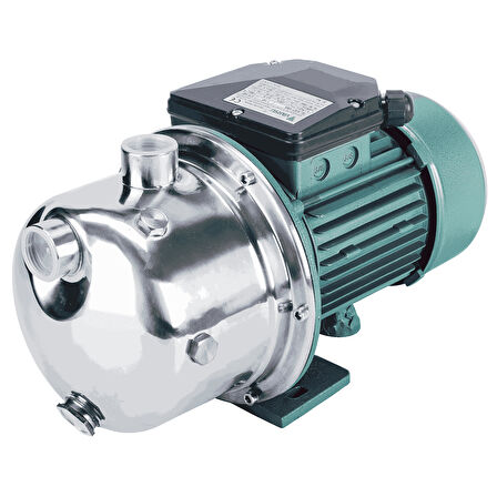 Varan SJET 100C Paslanmaz JET (Kendiden Emişli) Pompa 1 HP/ 0.75 kW, Monofaze 220 V, 42 Mss, 2 m3/h