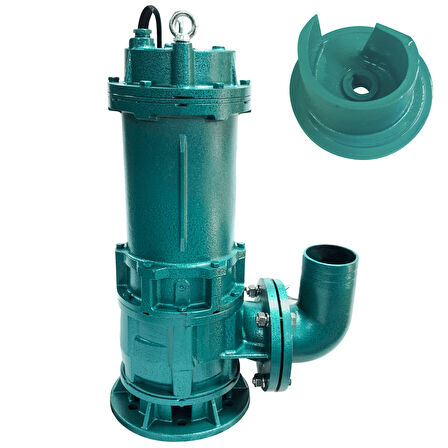 Varan VF 50-1.5 Parçalayıcı Yarı Açık Çarklı Foseptik Dalgıç Pompa 2 HP / 1.5 kW, 50mm Çıkış, 380 V