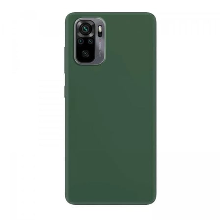 Xiaomi Redmi Note 10 İnce Mat Silikon Kılıf Haki