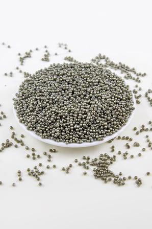 Haki 3 mm Plastik İnci Boncuk Takı Aksesuar Malzemesi (25 Gr)