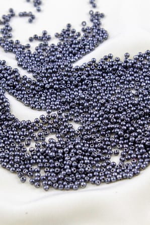 Gri 3 mm Plastik İnci Boncuk Takı Aksesuar Malzemesi (25 Gr)