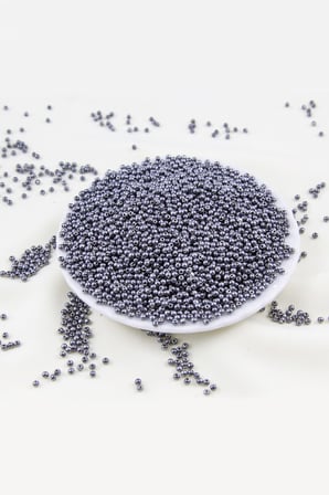 Gri 3 mm Plastik İnci Boncuk Takı Aksesuar Malzemesi (25 Gr)