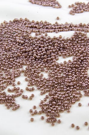 Sütlü Kahve 3 mm Plastik İnci Boncuk Takı Aksesuar Malzemesi (25 Gr)