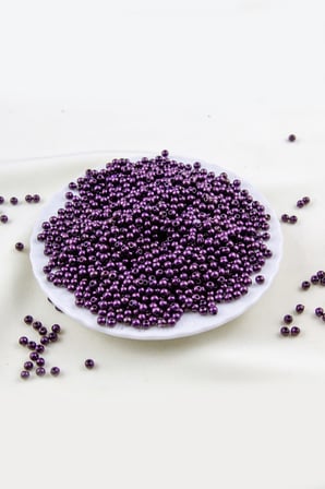 4 mm Mat Kahve Plastik İnci Boncuk Aksesuar Takı Malzemesi (25 Gr)
