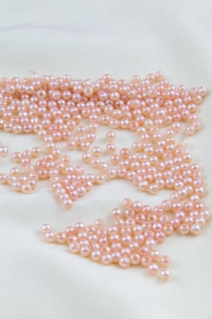 4 mm Çift Renk Pembemsi Plastik İnci Boncuk Aksesuar Takı Malzemesi (25 Gr)