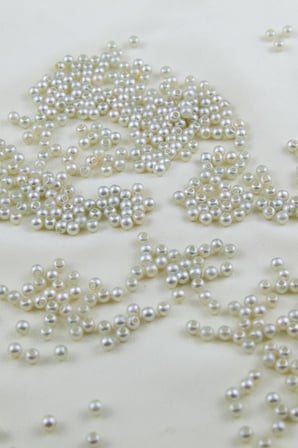 4 mm Koyu Gri Tonu Plastik İnci Boncuk Aksesuar Takı Malzemesi (25 Gr)