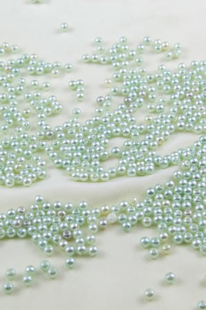 4 mm Açık Mint Yeşili Plastik İnci Boncuk Aksesuar Takı Malzemesi (25 Gr)