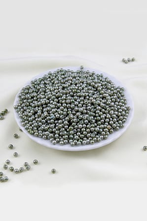 4 mm Grimsi Tonlar Kahve Plastik İnci Boncuk Aksesuar Takı Malzemesi (20 Gr)