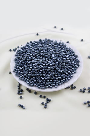 4 mm Koyu Petrol Mavisi Plastik İnci Boncuk Aksesuar Takı Malzemesi (25 Gr)