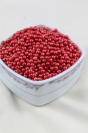 5 mm İki Renk Karışık Turuncu İnci Boncuk 30 Gr (Kolye, Bileklik, Küpe ve Takı Yapımı)