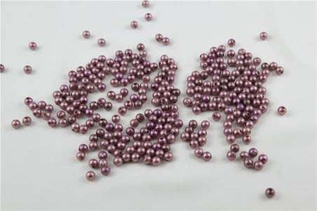 6 mm İki Renk Karışık Mürdüm İnci Boncuk 30 Gr (Kolye, Bileklik, Küpe ve Takı Yapımı)