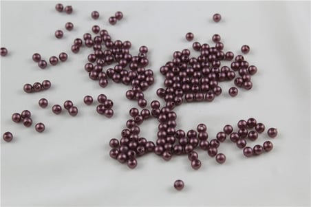 6 mm Koyu Mürdüm İnci Boncuk 30 Gr (Kolye, Bileklik, Küpe ve Takı Yapımı)