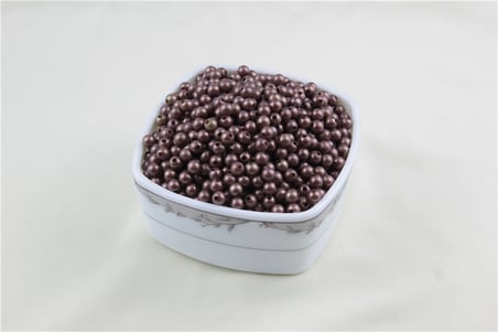 6 mm Kahverengi İnci Boncuk 30 Gr (Kolye, Bileklik, Küpe ve Takı Yapımı)