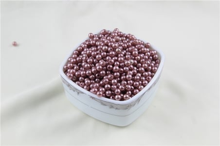 6 mm Soluk Pembemsi İnci Boncuk 30 Gr (Kolye, Bileklik, Küpe ve Takı Yapımı)