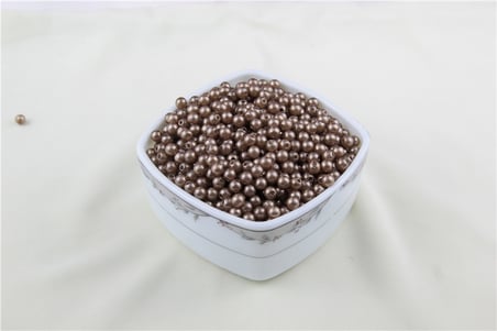 6 mm Bronz Rengi İnci Boncuk 25 Gr (Kolye, Bileklik, Küpe ve Takı Yapımı)