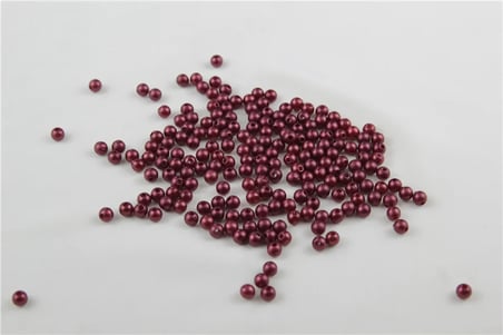 6 mm Kırmızımsı Bordo İnci Boncuk 30 Gr (Kolye, Bileklik, Küpe ve Takı Yapımı)