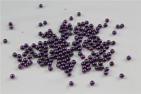 6 mm Koyu Mor Tonu İnci Boncuk 30 Gr (Kolye, Bileklik, Küpe ve Takı Yapımı)