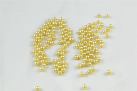 6 mm Sarı İnci Boncuk 30 Gr (Kolye, Bileklik, Küpe ve Takı Yapımı)