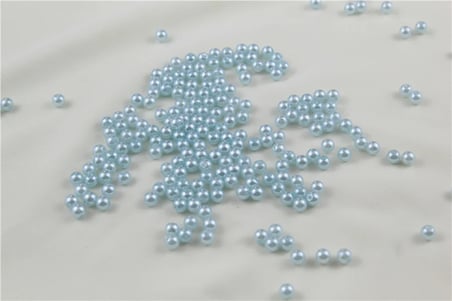 6 mm Açık Turkuaz İnci Boncuk 30 Gr (Kolye, Bileklik, Küpe ve Takı Yapımı)