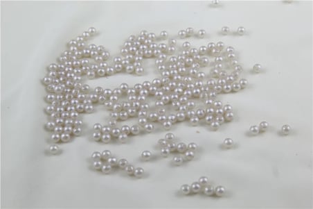 6 mm Koyu Krem İnci Boncuk 30 Gr (Kolye, Bileklik, Küpe ve Takı Yapımı)