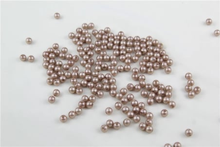 6 mm Açık Kahverengi Tonları İnci Boncuk 30 Gr (Kolye, Bileklik, Küpe ve Takı Yapımı)