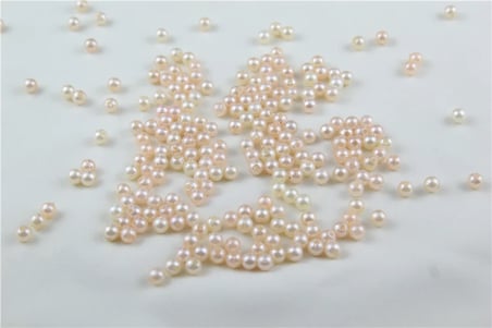 6 mm 2 Renk Karışık Yavruağızı Krem Tonları İnci Boncuk 30 Gr (Kolye, Bileklik, Küpe ve Takı Yapımı)