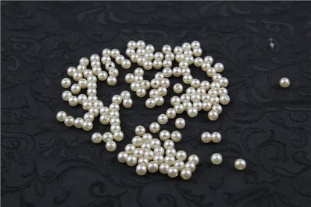 6 mm Krem Tonları İnci Boncuk 30 Gr (Kolye, Bileklik, Küpe ve Takı Yapımı)