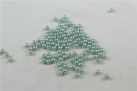 6 mm Açık Soluk Yeşil Tonu İnci Boncuk 30 Gr (Kolye, Bileklik, Küpe ve Takı Yapımı)