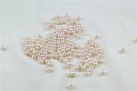 6 mm Krem Tonları İnci Boncuk 30 Gr (Kolye, Bileklik, Küpe ve Takı Yapımı)