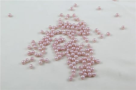 6 mm Karışık Soluk Pembe İnci Boncuk 30 Gr (Kolye, Bileklik, Küpe ve Takı Yapımı)