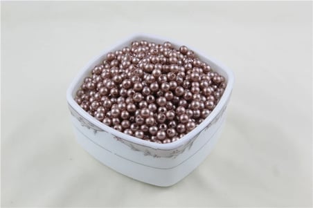 6 mm Koyu Mürdüm Tonu İnci Boncuk 30 Gr (Kolye, Bileklik, Küpe ve Takı Yapımı)