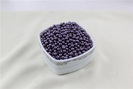 6 mm Koyu Mor İnci Boncuk 30 Gr (Kolye, Bileklik, Küpe ve Takı Yapımı)