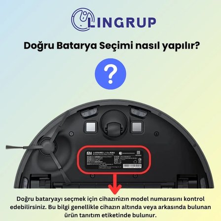 Dreame D9 Max Robot Süpürge Uyumlu Batarya 5800 mAh -